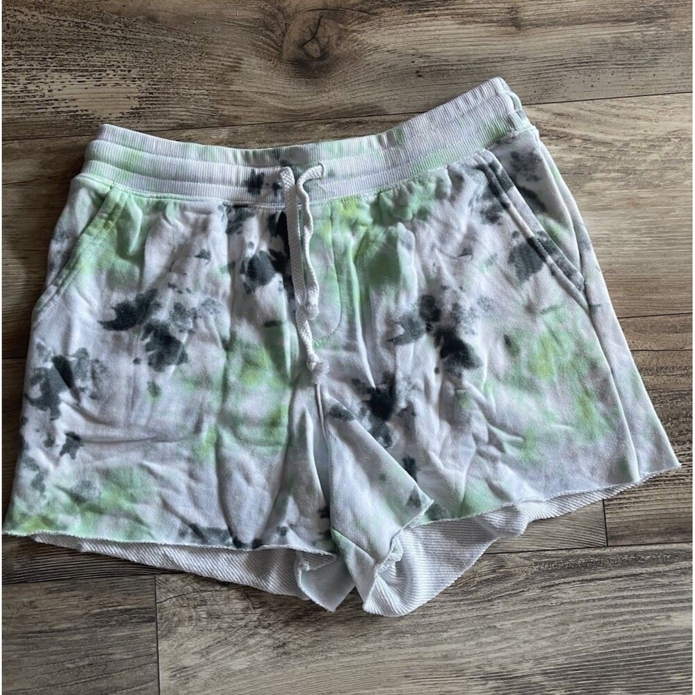 Secret Treasure Pajama Casual Cotton Shorts Tie Dye Size M 100% Cozy Walking